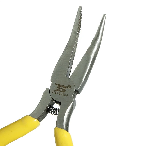 BOSI 5 High Carbon Steel Curved Mini Pliers BS190586 - Precision Grip Tool - Image 4